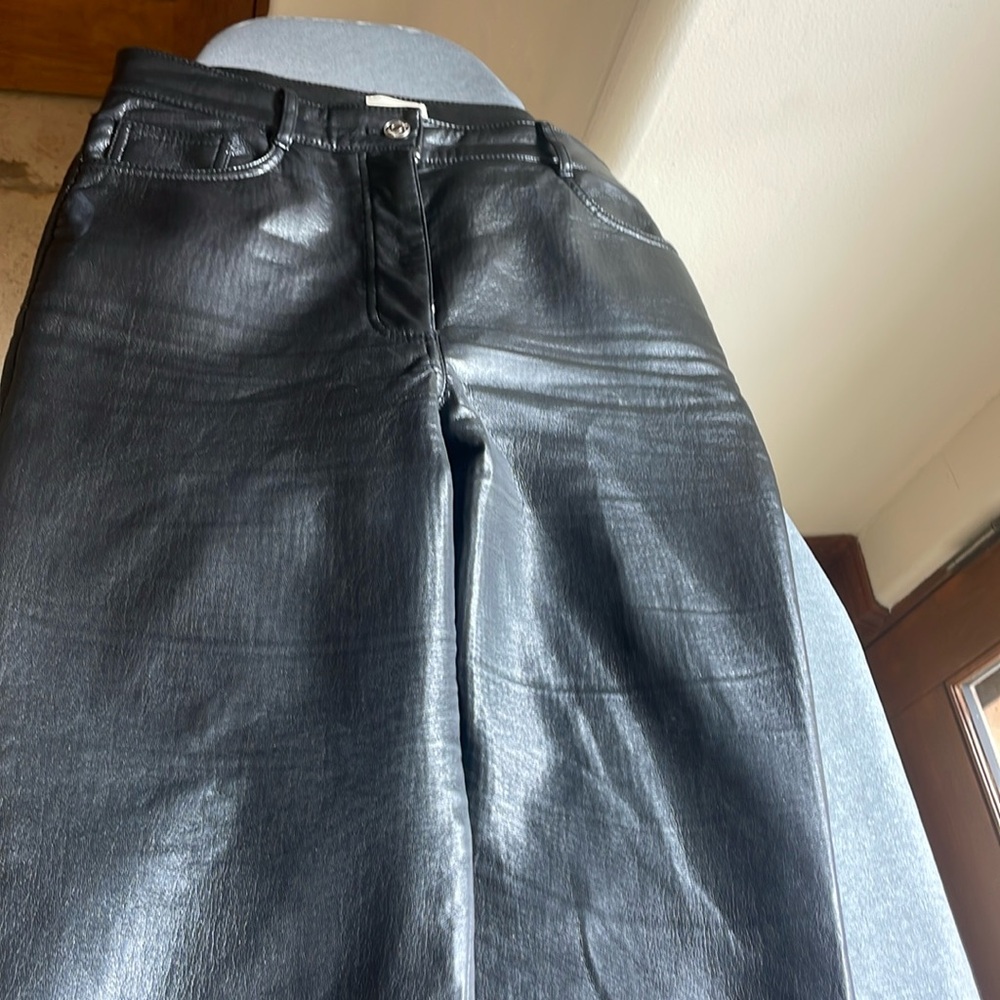 Aritzia leatherette pants